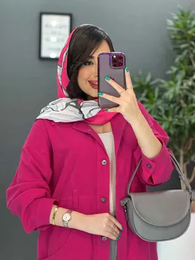 مانتو لینن شومیزی جیب هلالی