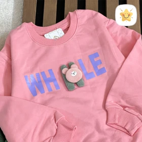 بلوز شلوار دخترانه پنبه جنس عالی مدل WHLE مناسب 2 تا 10 سال