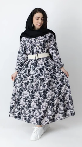 پیراهن دیور کمربند