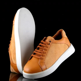 کفش روزمره مردانه چرم مدل آرسن کد 555-ESH