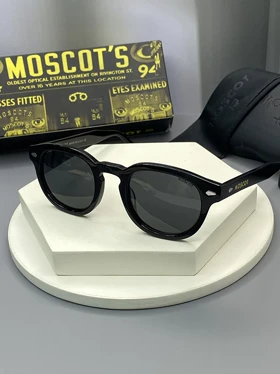 عینک دودی موسکات مدل FG1516 سبک شهری با فریم کائوچو استات و لنز پلاریزه UV400