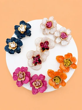 گوشواره گل Zara