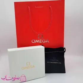 پک دستبند امگا شامل جعبه، بگ، جیر، سرتیفیکیت