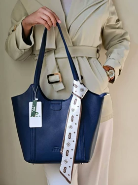 کیف دوشی زنانه بنو مدل تمنا کد BENO 4930 (سرمه ای)