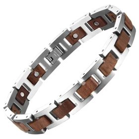 دستبند مغناطیسی مگنت آریکس wooden5 مدل u-10023