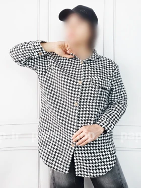 شکت پشمی پیچازی تک جیب