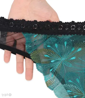 ست شورت و سوتین بلند توری فنردار Misa میسا کد 8057 گلدوزی