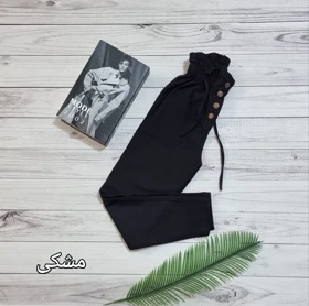 شلوار مام فیت کتان کد 20107