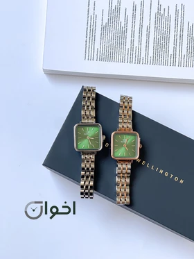ساعت دنیل ولینگتون فلزی مربع اصلی