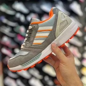 کفش روزمره مردانه آدیداس زدایکس 8000 ZX طوسی نارنجی کیفیت بمب