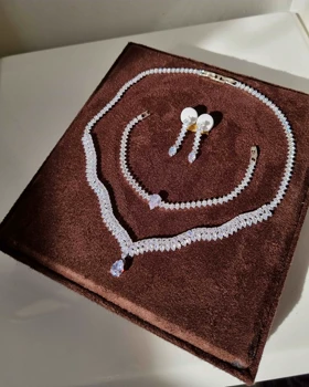 سرویس جواهری نگین اشکی S26