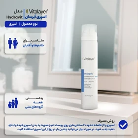 اسپری آب هیدراویت ویتالیر 75 میل