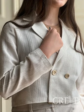 ست کت و شلوار لینن