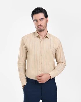 ام کی کالکشن پیراهن آستین بلند mk-26370-camel