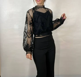 شومیز توری کد 1124
