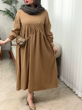 پیراهن آیوا چین‌دار 3733