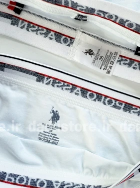 ست نیم‌تنه بدون کاپ بند دوبل و شورت اسلیپ پولو U.S Polo Assn
