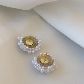 گوشواره زنانه مرواریدی کد 926