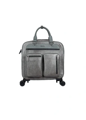 ساک مسافرتی چرم مدل yb1013 (طوسی)