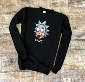 سویشرت طرح ریک و مورتی E MC2 Einstein funny T-Shirts
