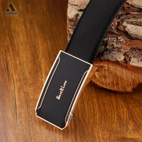 کمربند مردانه Leather Belt BL48 (طلایی)
