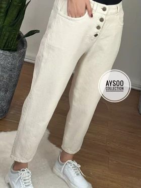 شلوار مام استایل استخونی