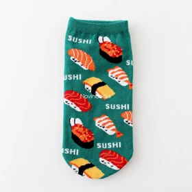 جوراب مچی طرح ماهی و گربه