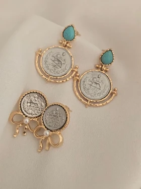گوشواره طرح سکه