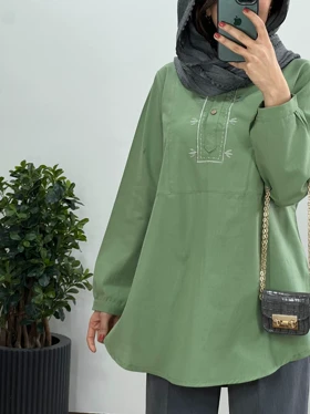 تونیک مانتویی گلدوزی فریناز 2