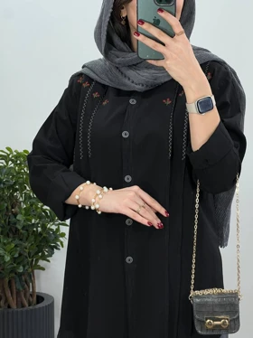 مانتو لینن گلدوزی رزانا 1