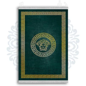 فرشینه از جنس پارچه هازان مخمل ترک طرح کلاسیک برند دفه کد DK 19