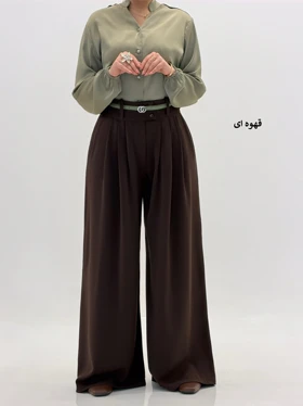 4247-شلوار کرپ مورگان