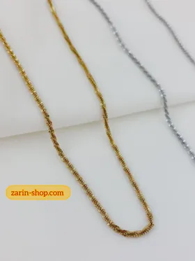 زنجیر گردنبند خاویاری طرح طلا