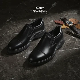 کفش مردانه چرم کد 6023025