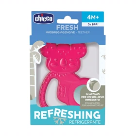 دندان گیر طرح کوالا صورتی چیکو chicco مدل Fresh مناسب برای 4 ماه به بالا