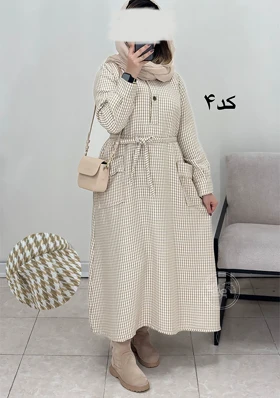 پیراهن مانتویی پیچازی