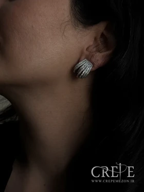 گوشواره نگین‌دار