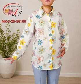 شومیز قواره دار(MK-3-4-56100)