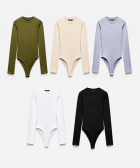 بادی نخی آستین بلند zara240