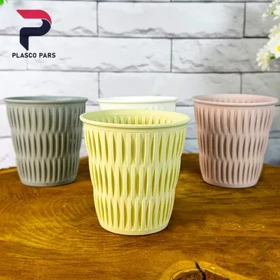 سبد همه کاره استوانه بامبو کوچک لیمون