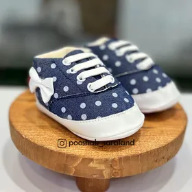 پاپوش نوزاد دخترانه خالدار