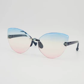 عینک آفتابی بچگانه اسپرت با شیشه‌های ضد اشعه UV (آبی قرمز)