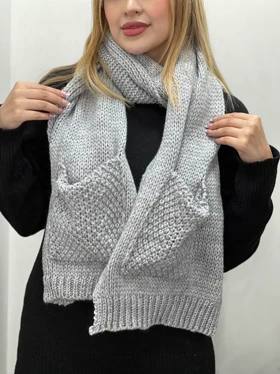 شال بافت جیب‌دار