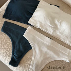 ست نیم‌تنه دکلته شورت بکلس کد 166