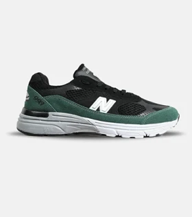کفش کتانی بزرگ پا مشکی سبز NEW BALANCE 993