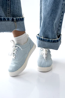 کفش ونس بندی جین زنانه