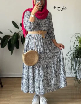 پیراهن مانتویی آندیا