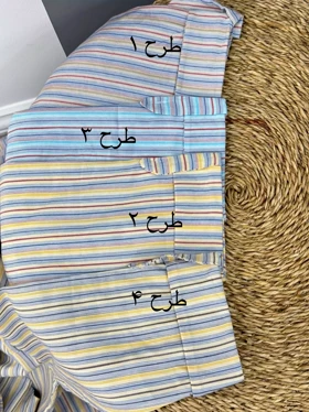 مانتو لینن راه راه آنه