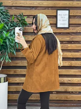 پالتو سوییت دکمه طلایی