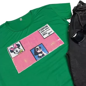 تیشرت زنانه وارداتی فانتزی پولکی